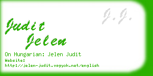 judit jelen business card